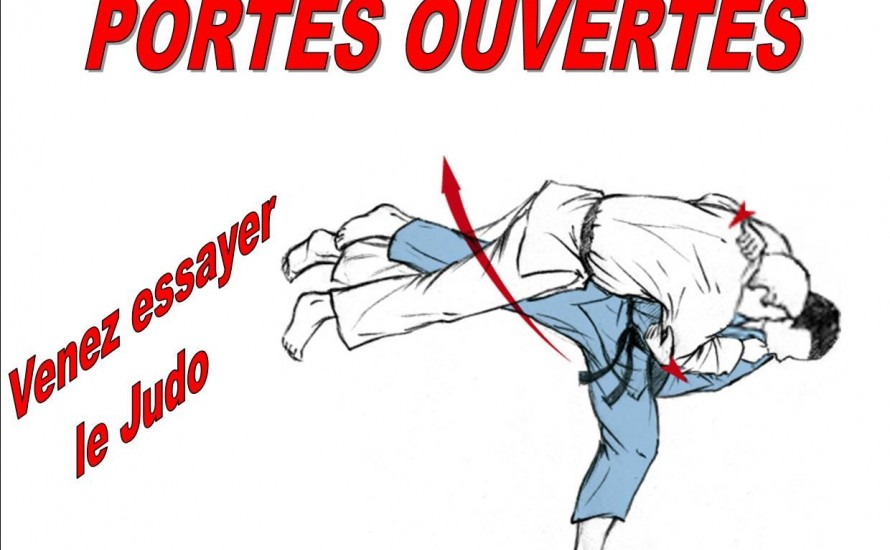 Portes ouvertes Judo du 2 et 16 d'aout. à partir de poussins